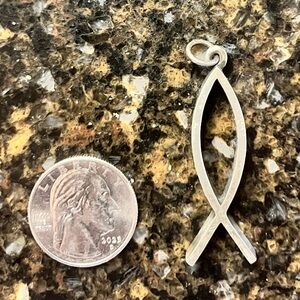James Avery Silver Ichthys Pendant